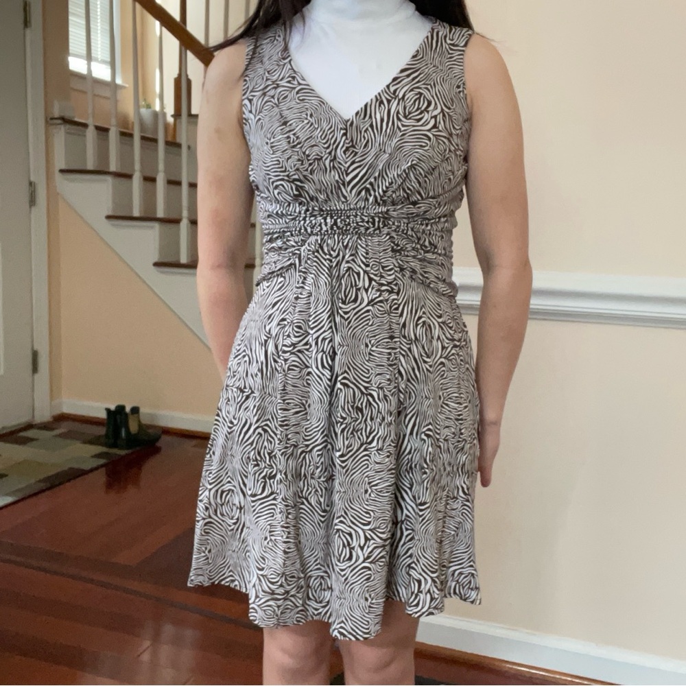 Banana Republic Issa London Animal Print Dress